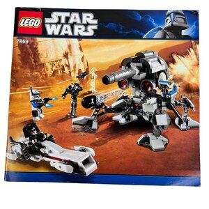 LEGO Star Wars 7869 Battle For Geonosis Instructions Only Manual Booklet